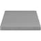 Ekena Millwork 3"W x 16"D Logan Hidden Support Steel Bracket w/ 12" Support Depth, Hammered Gray BKTM03X16LOHGY - alternate 2